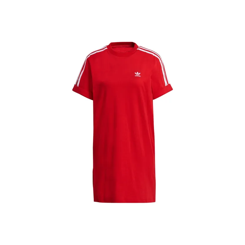 Adidas Originals Short Sleeved Dresses Women's Light Scarlet-0