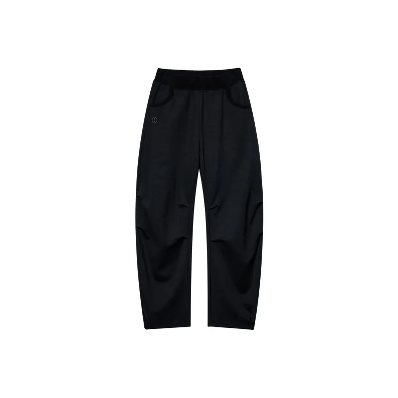 LINCchic Knitted Sports Pants Women's Black-0