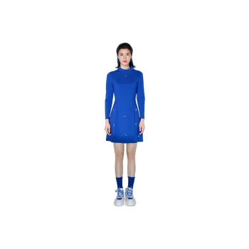 BBLLUUEE Long Sleeved Dress Women's Klein Blue