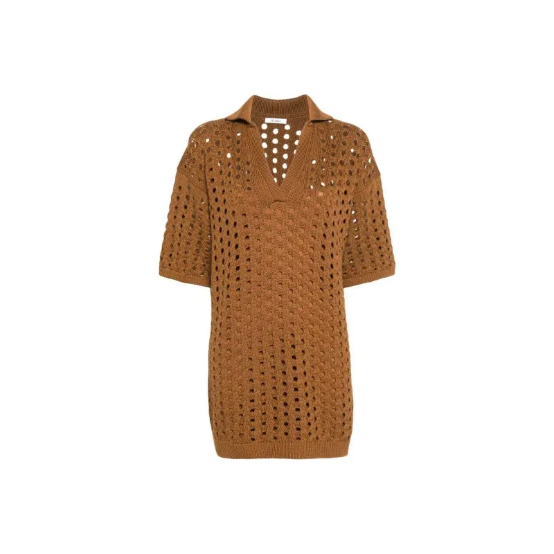 MaxMara Urna Open-knit Mini Dress-0