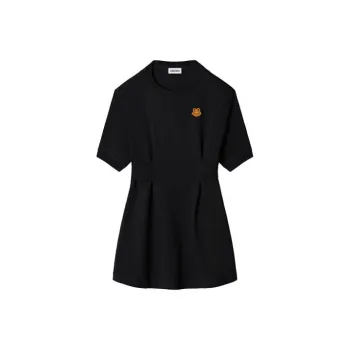 KENZO SS21 Short Sleeved Dresses Women's Black