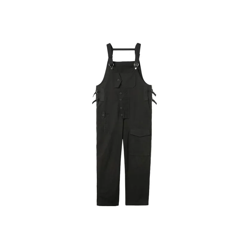 A head of Agua Overalls Women's Black-0