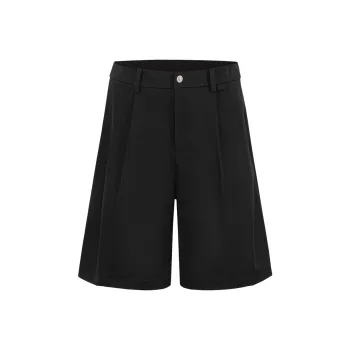 MOONWAV Trendy Brand Loose Fit Wide Leg Knee Length Pants Unisex