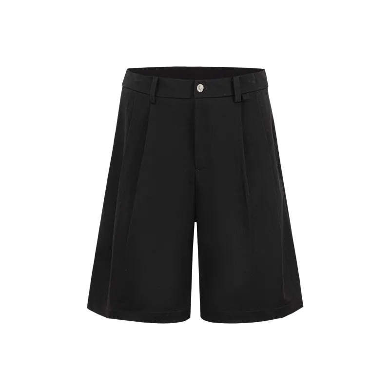 MOONWAV Trendy Brand Loose Fit Wide Leg Knee Length Pants Unisex-0