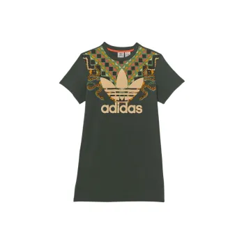 Adidas Originals x FARM Rio FW24 Short-Sleeved Dresses Women's Green