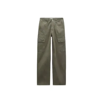 ZARA Cargo Pants Women's Dark Khaki