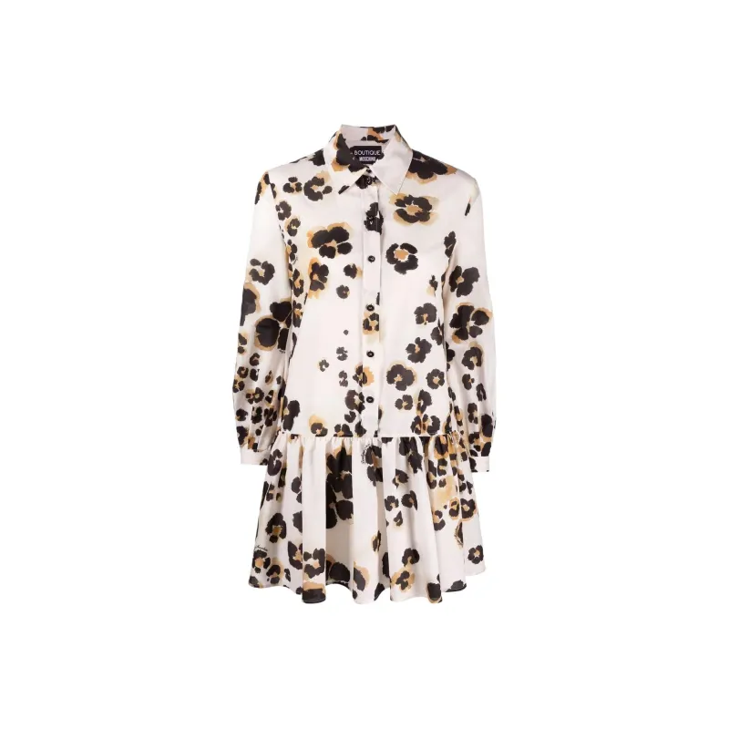 MOSCHINO Long-Sleeved Dresses Women's Multicolor-0