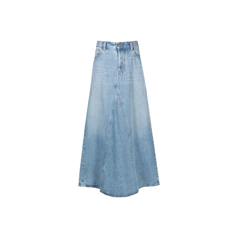 DIESEL De-Pago Panelled Maxi Skirt-0