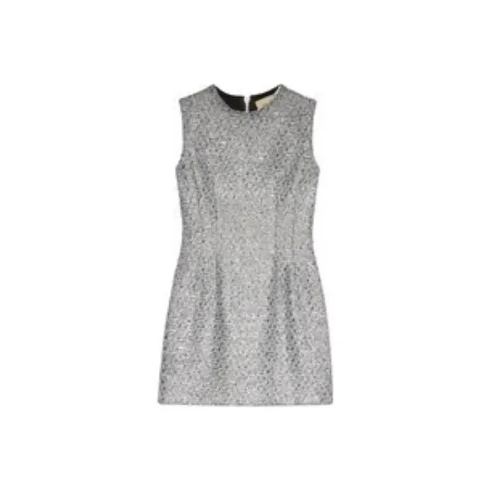 GUCCI Sleeveless Dresses Women's Silver-0