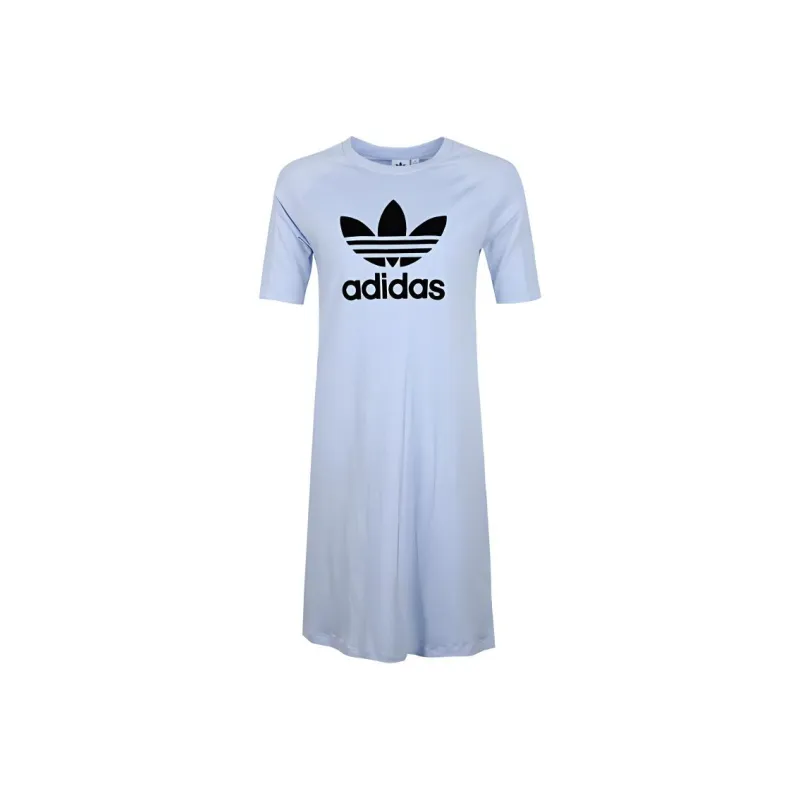 Adidas Originals Short Sleeved Dress Women's Blue-0
