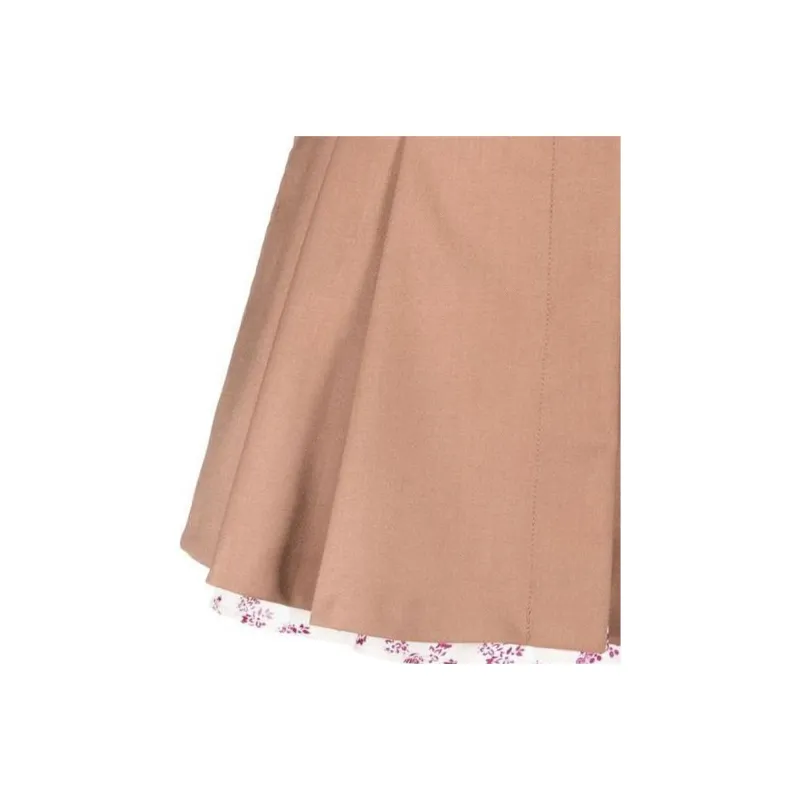 PINKO Casual Short Skirts Women's Khaki-2