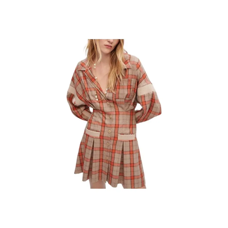 Maje Long-Sleeved Dresses Women's Mixed Color-0