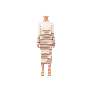 C/MEO Long-Sleeved Dresses Women's White