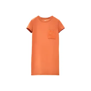 HERMES Short Sleeved Dresses Women's Melanti Orange