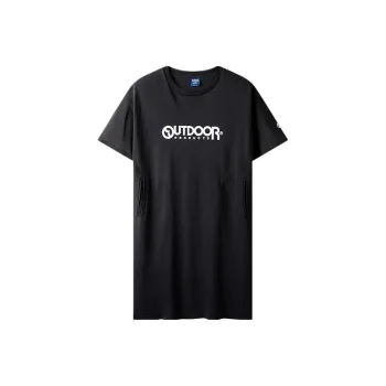 OUTDOOR PRODUCTS Short Sleeved Dresses Women's Classic Black