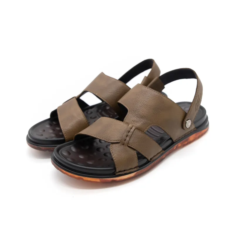 Satchi Beach Shoes, Sandals Men's Khaki-4