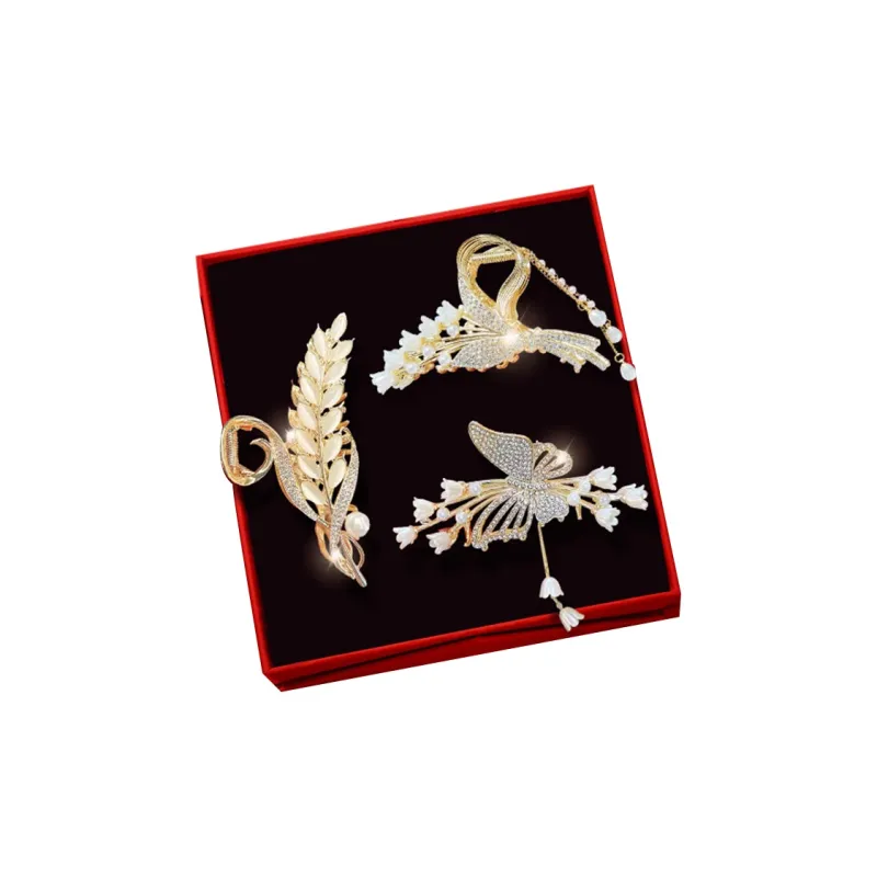 Enchanting Cat Alloy Hair Clips Women's-14