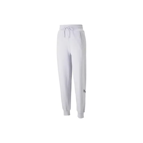 PUMA POWER NOVA SHINE COLORBLOCK HIGH WA Knitted Sweatpants Women's Purple