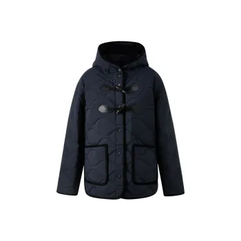 E.land Puffer Jacket Women's Navy Blue
