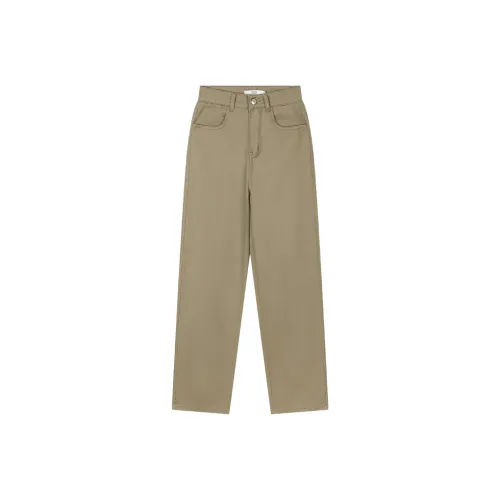 Mo Han Yi Mei Jeans Women's Olive Green