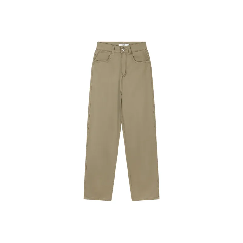Mo Han Yi Mei Jeans Women's Olive Green-0