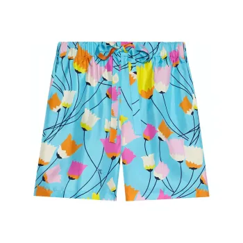 GUCCI Casual Shorts Women's Blue