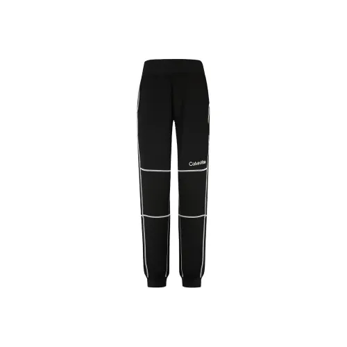 CALVIN KLEIN Knitted Sports Pants Women's Space Black