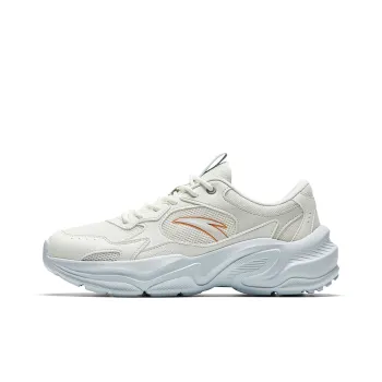 Anta Little Millennium Slip Resistant And Breathable Low Top Casual Shoes Women's White