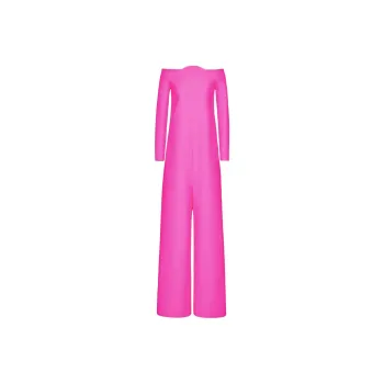 Valentino Off-Shoulder Long-Sleeved Jumpsuit