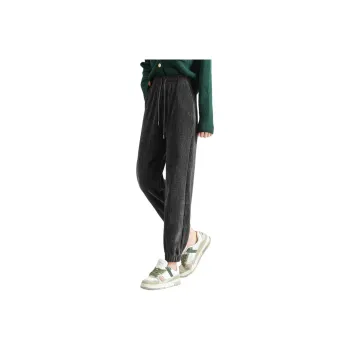 Ya Sheep People Casual Pants Women's Dark Gray Tall Suitable For Height 164 Cm And Above