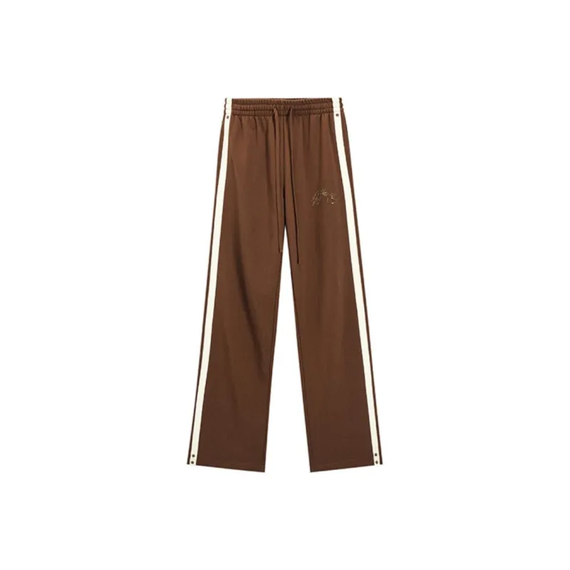 Ed Hardy FW24 Casual Pants Women's Ice Mocha Brown-0