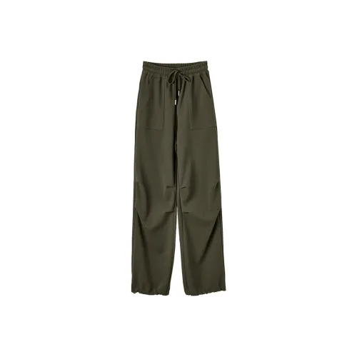 XIANGYING Cargo Pants Women's Army Green