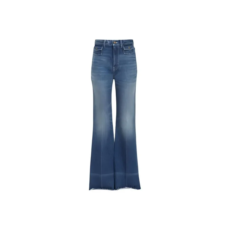 Chloé High Waisted Flared Leg Jeans-0