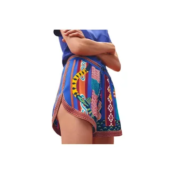 HERMES Casual Shorts Women's Blue