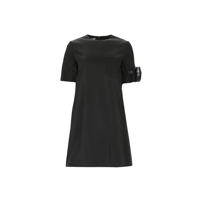 PRADA Pouch Sleeve T-Shirt Dress-0