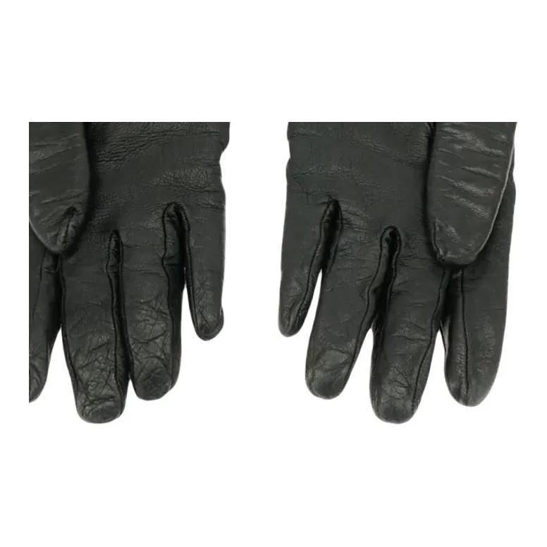 GUCCI Cashmere, Lambskin Gloves Women's Black-2