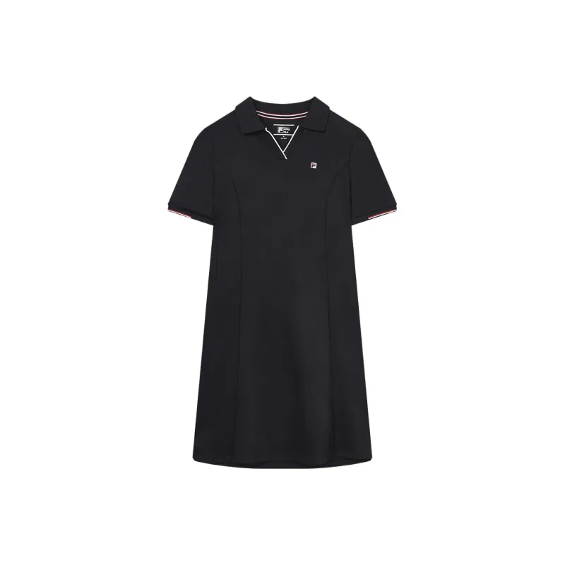 FILA Short Sleeved Dresses Women's Navy Blue-0