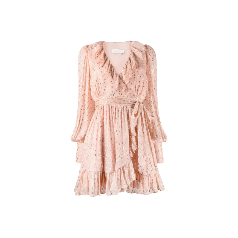 Zimmermann Long-Sleeved Dresses Women's Pink-0