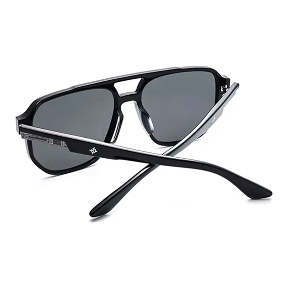 THE OWNER Plate Frame Irregular Shape Sunglasses Unisex-2
