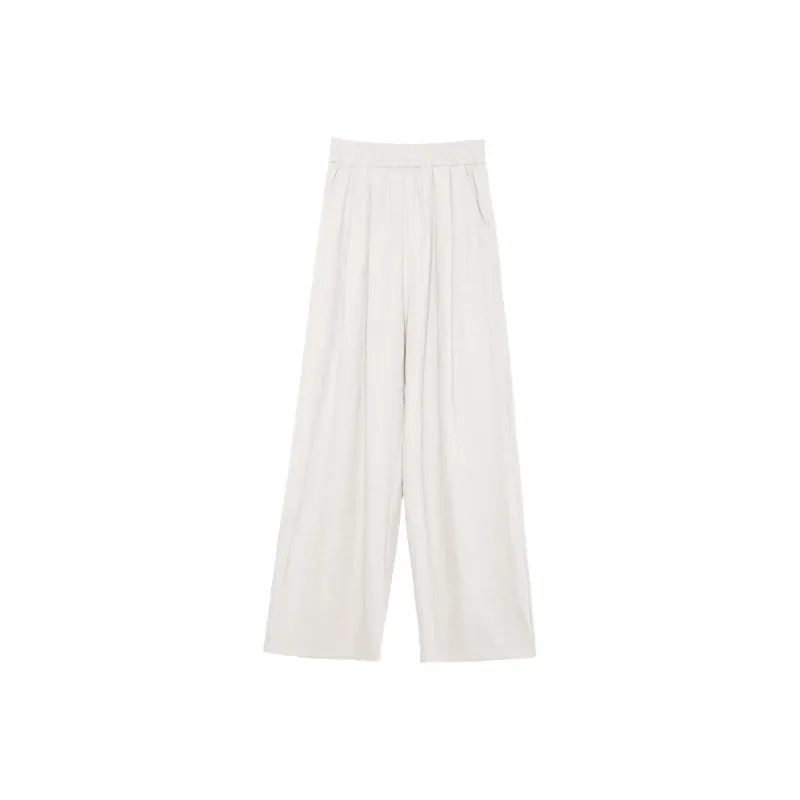 Ya Sheep People Casual Pants Women's Ecru-0