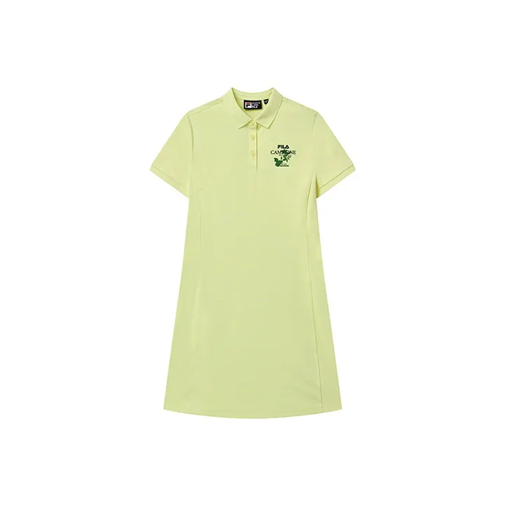 FILA Short Sleeved Dresses Women's Spectral Green-0