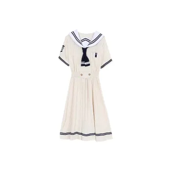 JOSR Short Sleeved Dresses Women's Apricot