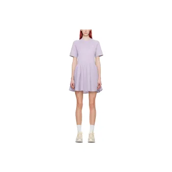 Moncler Short Sleeved Dress Women's Purple