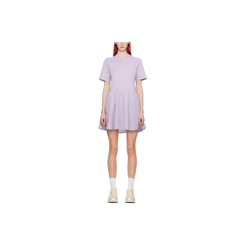 Moncler Short Sleeved Dress Women's Purple-0