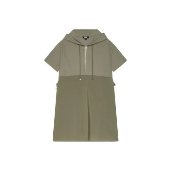 DKNY SS24 Short Sleeved Dress Women's Green