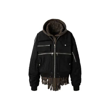 BE ALL KABUTO Puffer Jacket Unisex Black