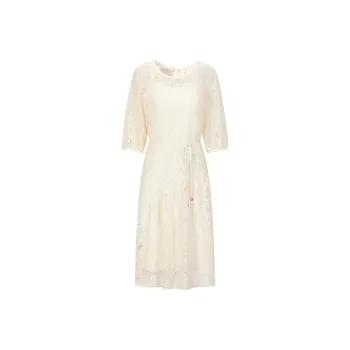 JZ. ANNAKRO Short Sleeved Dress Women's Beige