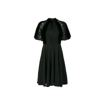Valentino Short-Sleeved Dresses Women's Black