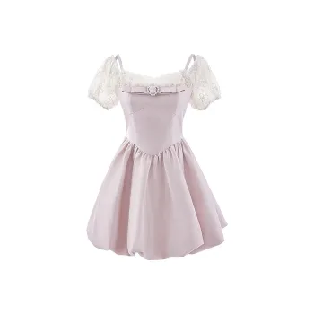 Incolore Short Sleeved Dresses Women's Purple