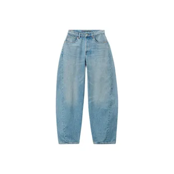 Alexander Wang Oversized Rounded Jean Classic Light Indigo